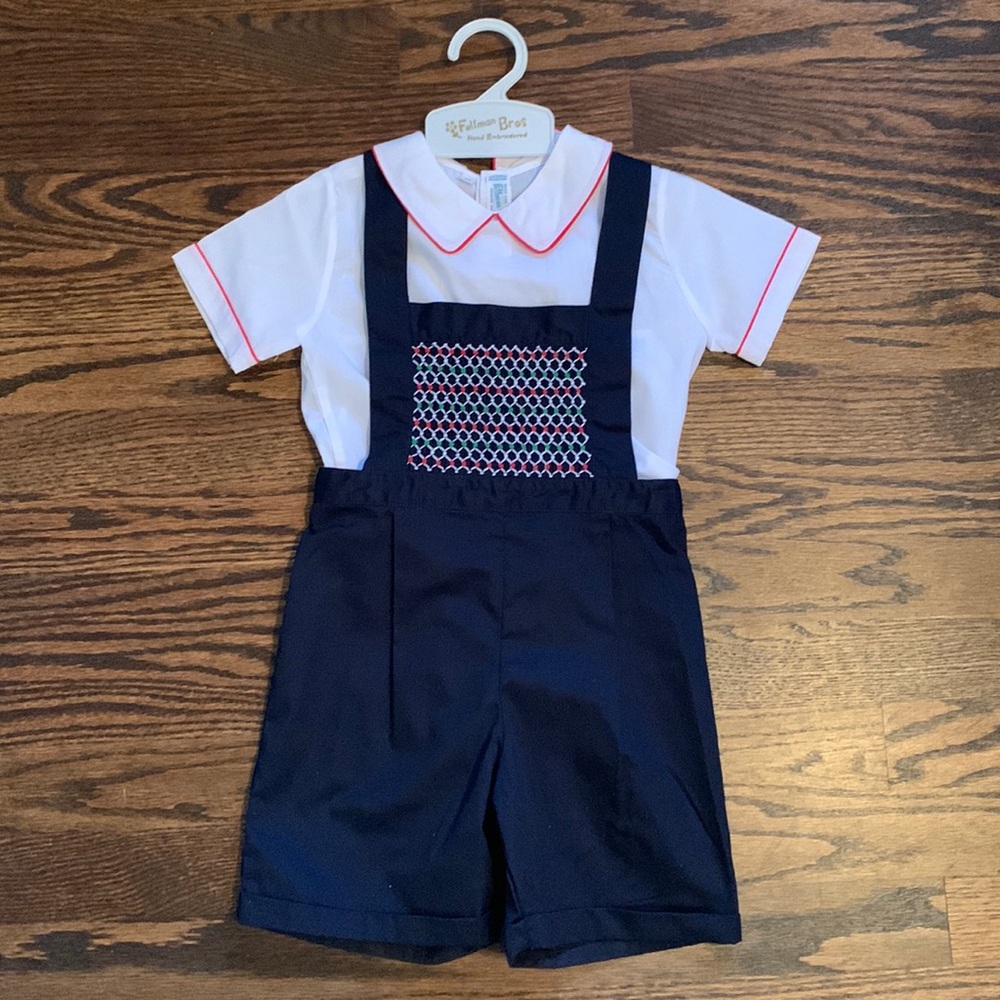 Feltman Brothers Smocked Bib Overall
